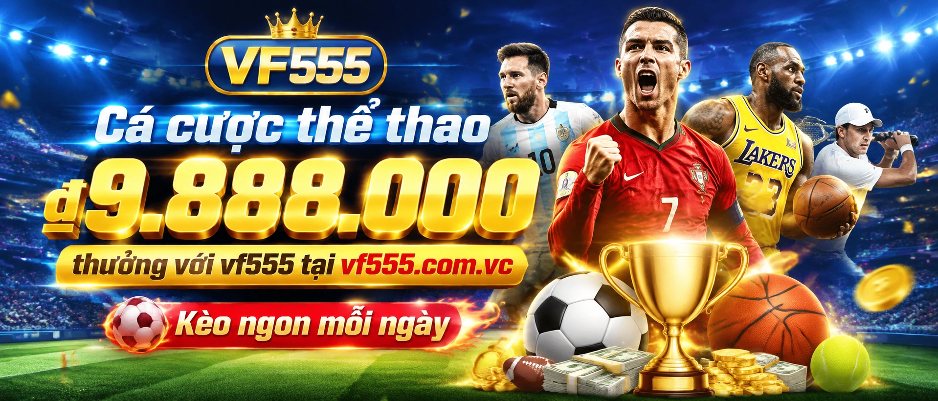 Hình minh họa danh mục thể thao đa môn trên VF555